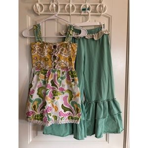 💕 Girls Mustard Pie 2-piece Outfit